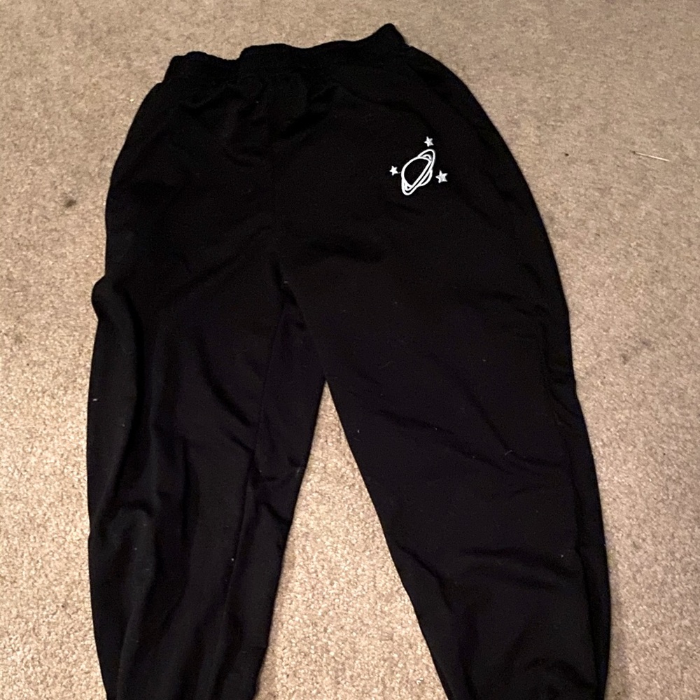 Black Space Sweatpants